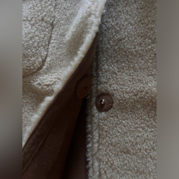 Mango Reversible Suede/Shearling Coat - Picture 15 of 15